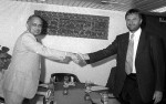The State Secretary of Transport and Telecommunications Government of Slovenia Dr. Miro Rozman called on the Chairman Telecom Commission Shri Anil Kumar, in New Delhi on August 12, 1999.